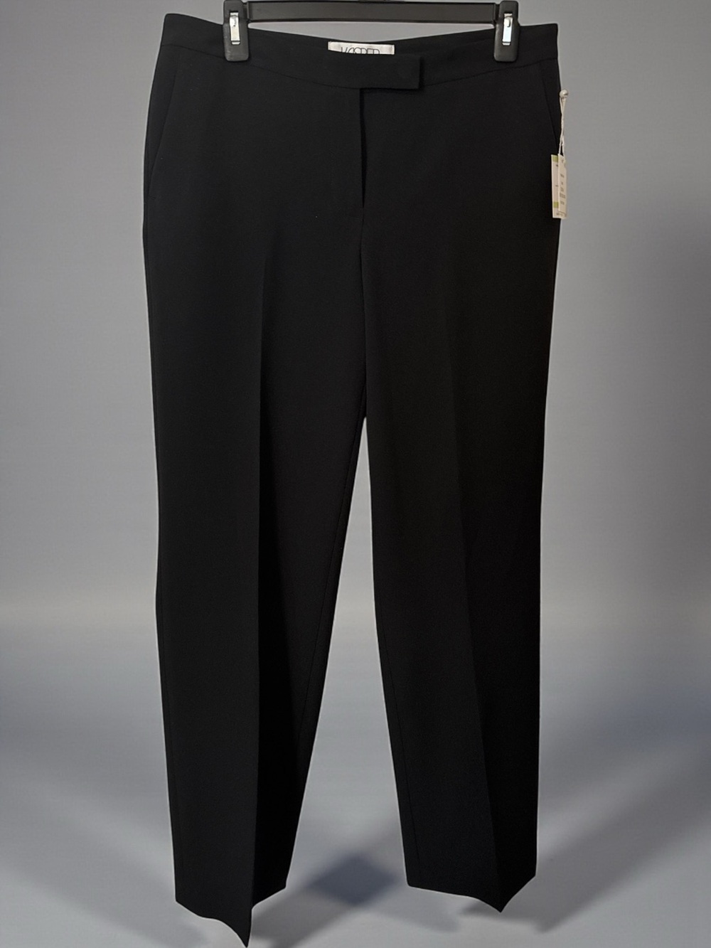 NWT Kasper Black Career Dress Pants Size 4 | Straight Leg Work Office Trousers
